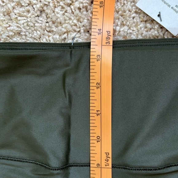 Sweaty Betty High Shine Workout Leggings Dark Forest Green XL NWT - Picture 12 of 12